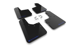 Ford Ranger Raptor Mud Flap - Rally Armor - UR Black Flap/Blue Logo - Black - `23-`25